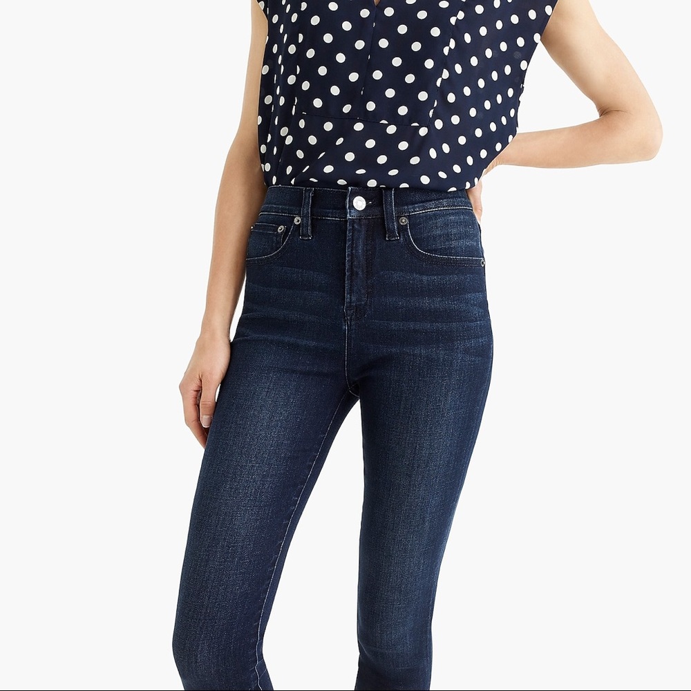 J Crew 10" HIGHEST-RISE TOOTHPICK TENCEL™ SZ 29 - Picture 6 of 10